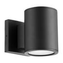 12W 2-Light Array LED Outdoor Wall Sconce in Noir