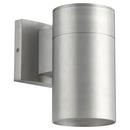 75W 1-Light Medium E-26 Outdoor Wall Sconce in Brushed Aluminum