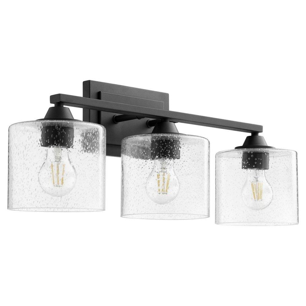 Quorum International Noir 100W 3-Light Medium E-26 Vanity Fixture 