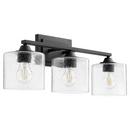 Quorum International Noir 100W 3-Light Medium E-26 Vanity Fixture 