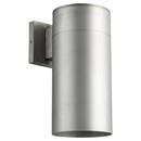Quorum International Brushed Aluminum 90W 1-Light Medium E-26 Outdoor Wall Sconce 