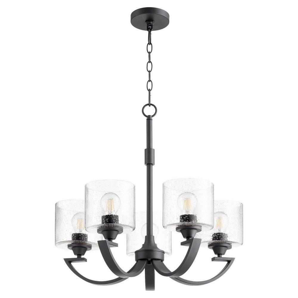 Quorum International Noir 60W 5-Light Medium E-26 Incandescent Chandelier 