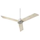Quorum International Satin Nickel 33W 3-Blade Ceiling Fan 