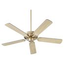 Quorum International Aged Brass 62W Ceiling 5-Blade Fan 