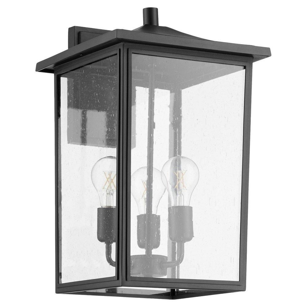 Quorum International Noir 60W 3-Light Medium E-26 Outdoor Wall Sconce 
