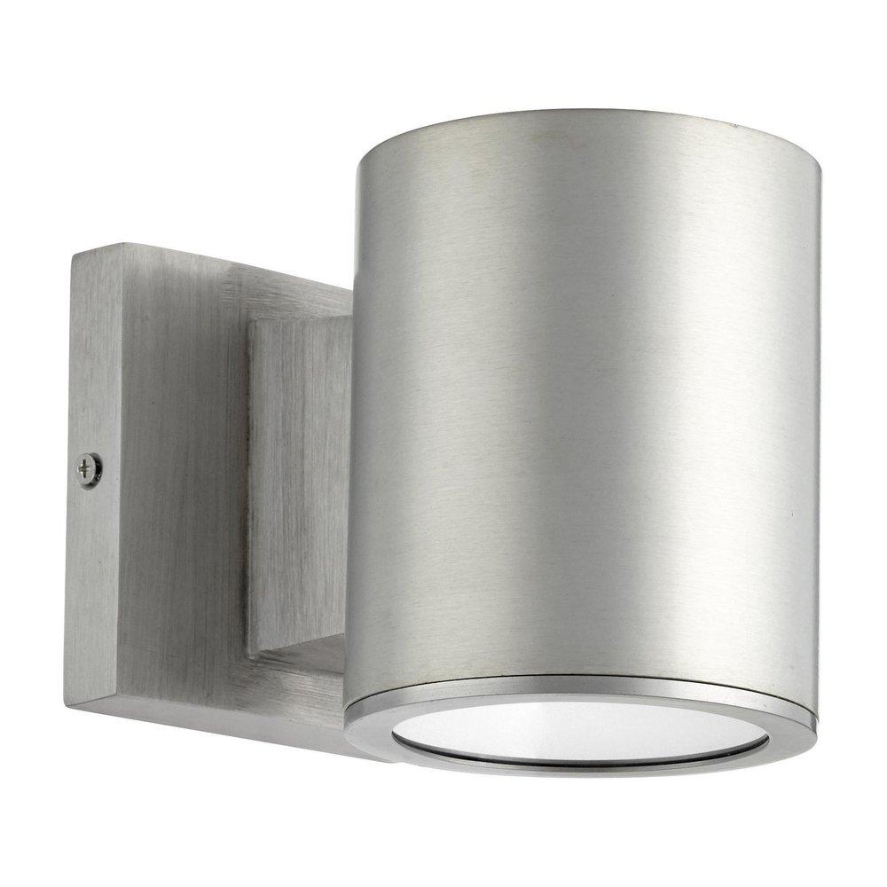 Quorum International Brushed Aluminum 6W 1-Light Array LED Outdoor Wall Sconce 