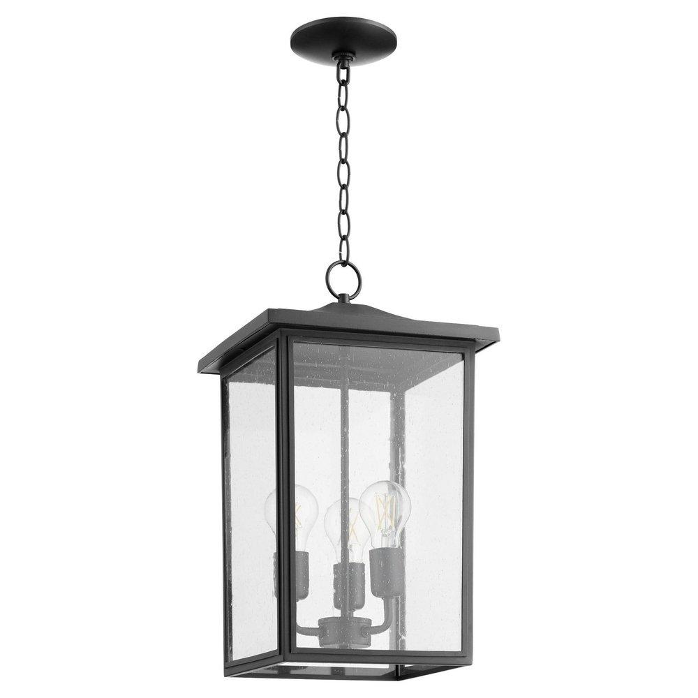Quorum International Noir 60W 3-Light Medium E-26 Incandescent Outdoor Pendant 