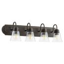 Quorum International Oiled Bronze 100W 4-Light Medium E-26 Vanity Fixture 