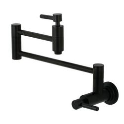 Wall Mount Pot Filler in Matte Black