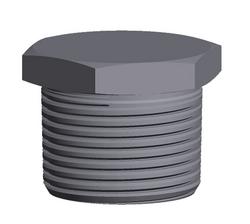 3/4 in. 3000# and 6000# Threaded Plug Forged Steel A105