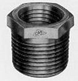 1-1/2 in. x 3/4 in. 3000# and 6000# Threadedd Hex Bushing Forged Steel A105