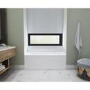 Aqua Eden 60" Three Wall Alcove Acrylic Soaking Tub with Right Drain Assembly and Overflow 