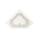PROFLO&reg; Biscuit 60 x 60 in. Soaker Corner Bathtub 