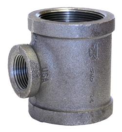 1 x 1/4 x 1 in. Threaded 150# Black Malleable Iron Reducing Tee