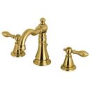 English Classic 1.2 GPM Deck Mounted Bathroom Faucet with Lever Handles 