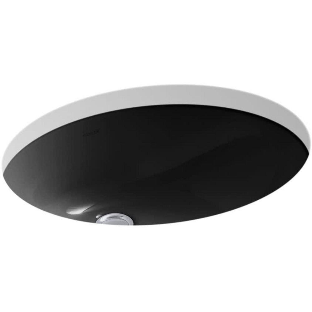KOHLER Black Black Undermount Basin 