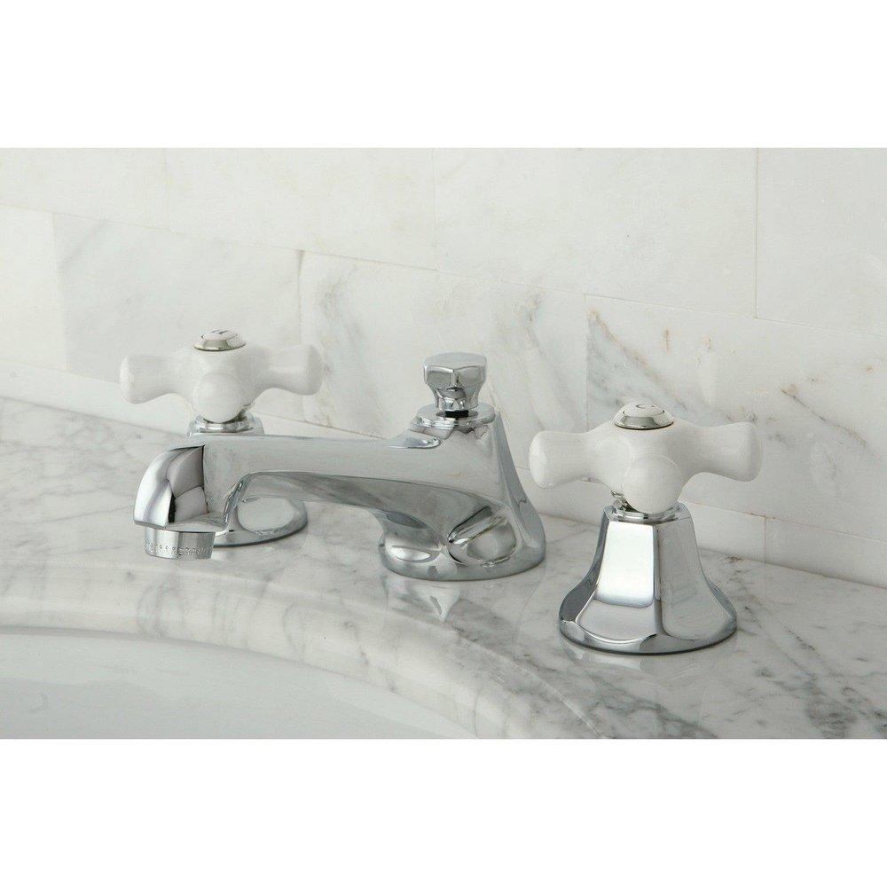 Metropolitan 1.2 GPM Widespread Bathroom Faucet with Pop-Up Drain Assembly 
