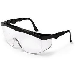 Safety Glasses with Black Frame & Clear Lens