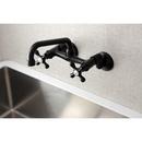 Kingston 1.8 GPM Wall Mounted Bridge Kitchen Faucet 