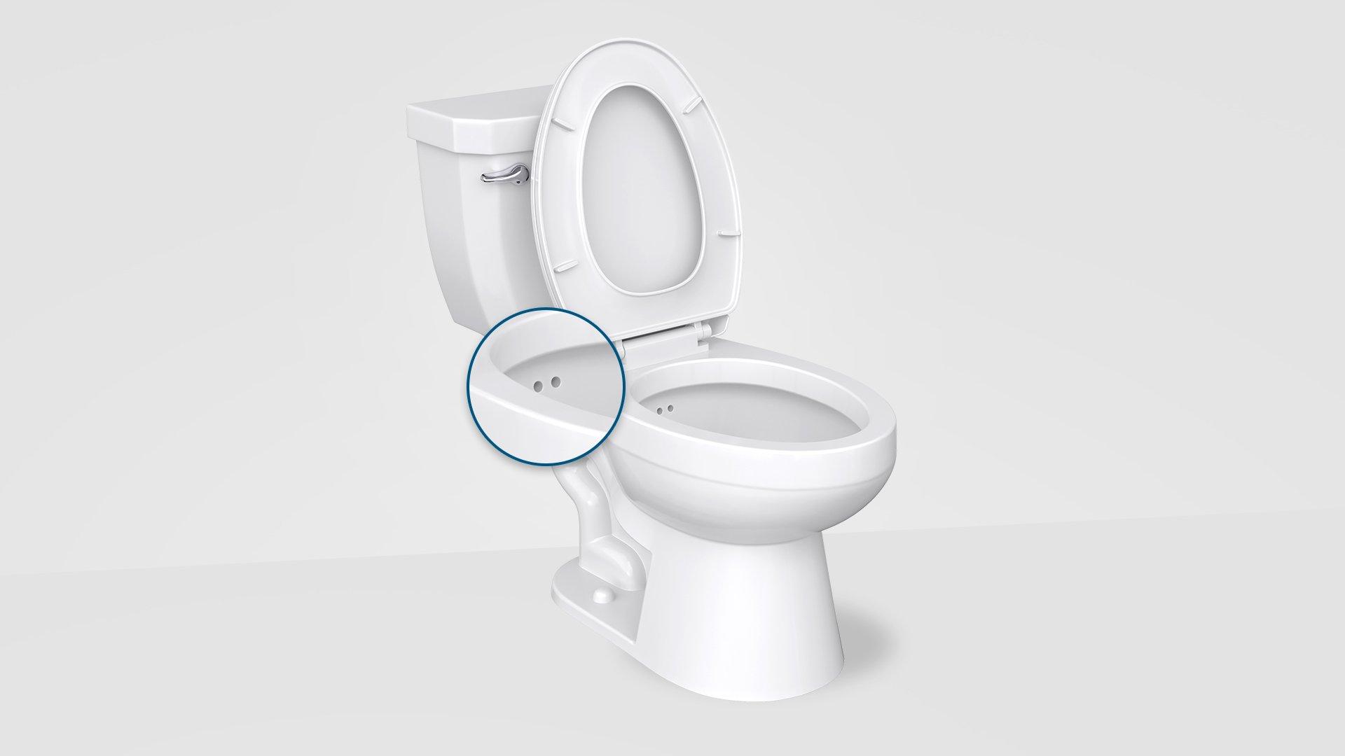 Flush Guard Anti-Overflow Toilet