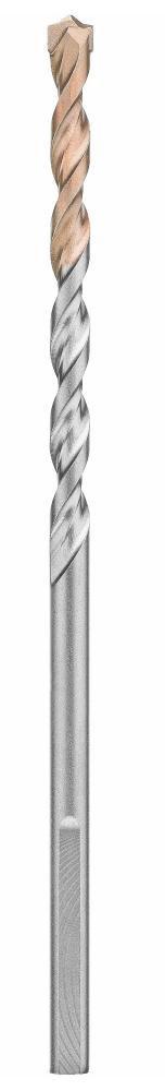 DEWALT Black 3/16 in - 1/2 in. x 3/16 in, 1/4 in, 5/16 in, 3/8 in, 1/2 in. 3-Flat Masonry 7 Piece 