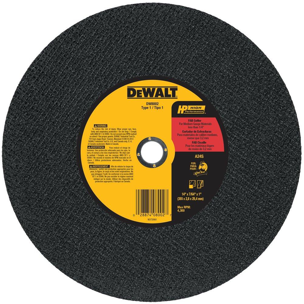DEWALT Cutting Chop Saw Wheel 