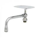 T&S Brass Polished Chrome Swing Nozzle with Soap Dish Attachment 