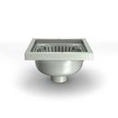 Zurn White 12 x 12 x 6-3/8 in. Floor Mount PVC Floor Sink 