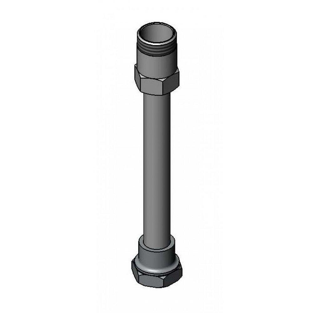 T&S Brass Chrome 7-5/8 in. Straight Swivel Extension 
