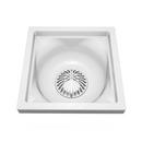Zurn White 12 x 12 x 6-3/8 in. Floor Mount PVC Floor Sink 