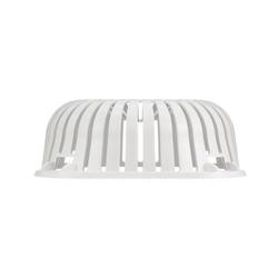 12 x 12 x 6-3/8 in. Floor Mount PVC Floor Sink with Plastic Sediment Bucket