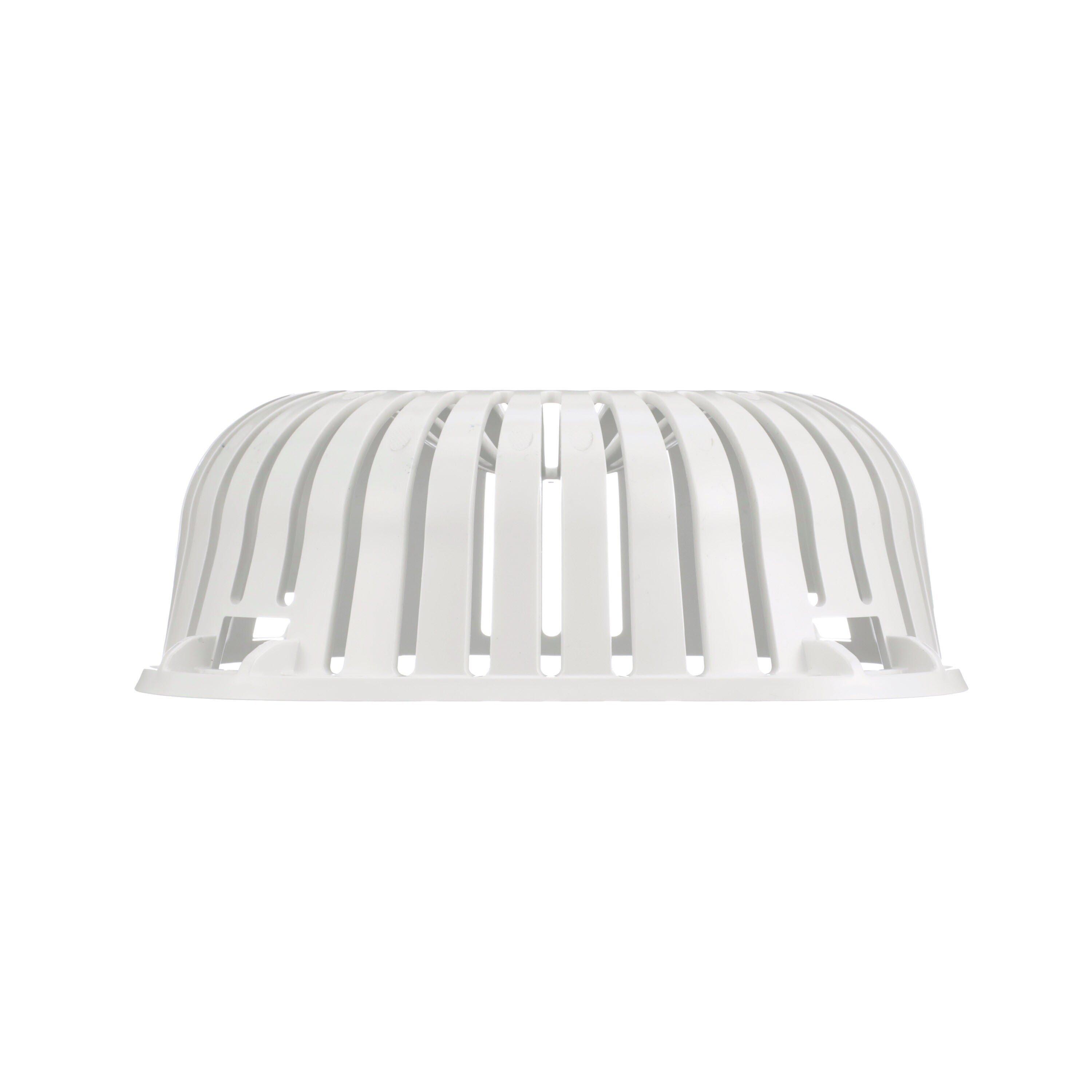 Zurn White 12 x 12 x 6-3/8 in. Floor Mount PVC Floor Sink 