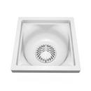 Zurn White Floor Mount Plastic Floor Sink 