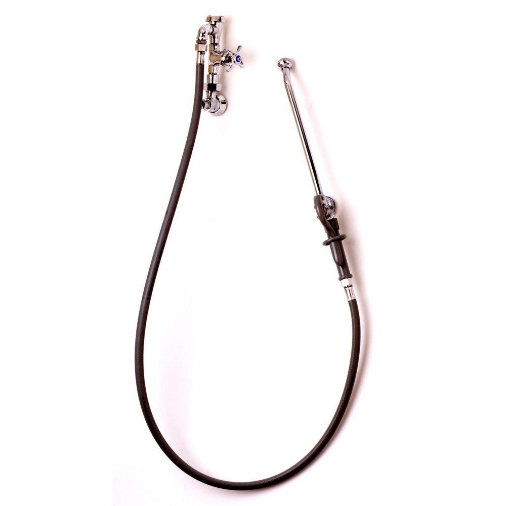 T&S Brass Polished Chrome Bed Pan Washer 