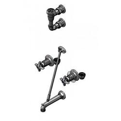 Service Sink Faucet, Concealed Mixing Valve, Vac. Breaker, Wall Brace, Garden Hose Outlet