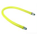 T&S Brass Steel 3/4 in. Stainless Steel Gas Hose in Yellow 