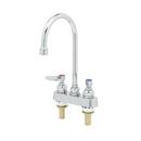T&S Brass Chrome Plated Deckmount Workboard and Bar Sink Faucet 