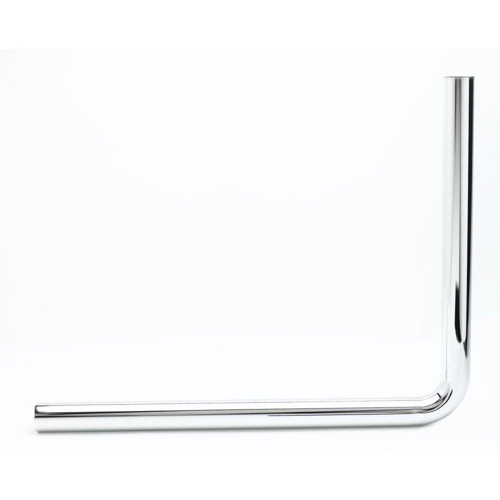 T&S Brass Chrome Plated Overflow Elbow Rotary Waste Valve 