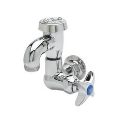 Sill Faucet, Single Hole, Vacuum Breaker, 3/4" Hose Thread Outlet, Polished Chrome