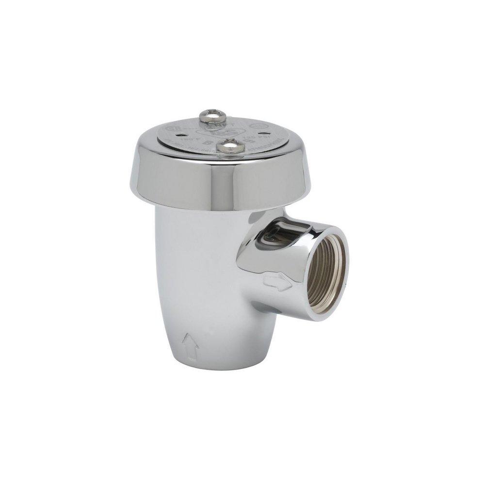 T&S Brass Chrome Plated 1/2 Vacuum Breaker 