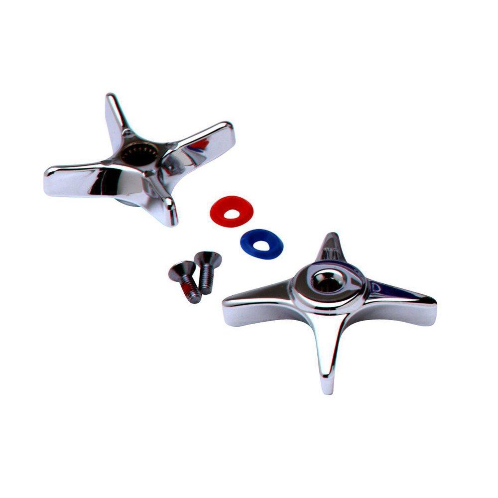 T&S Brass Silver 11/16 in. Brass and Plastic Handle Kit 