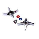 T&S Brass Silver 11/16 in. Brass and Plastic Handle Kit 