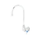 T&S Brass Chrome Plated Pantry Faucet with Single 4-Arm Handle and 5-1/2 in. Spout Reach 