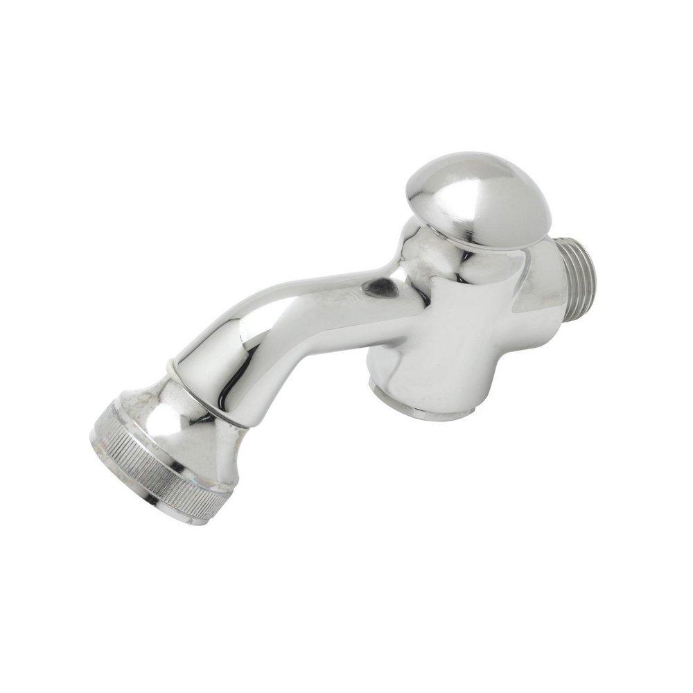 T&S Brass Polished Chrome Push-Button Spray Valve with 2-13/16 in. Spout Reach 