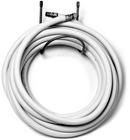 T&S Brass White 3/4 x 1/2 in. x 50 ft. Rubber Creamery Hose Assembly 
