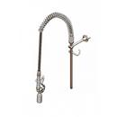 T&S Brass Polished Chrome Pre Rinse Assembly Hose Faucet with Single Handle 
