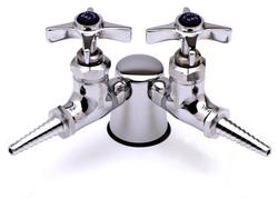 Turret w/ (2) Gas Valves @ 90 Deg & 3/8" NPT Inlet