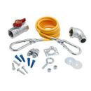 Gas Appliance Connectors, Installation Kit with 1/2" Elbow