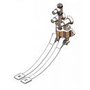 T&S Brass Polished Chrome Double Pedal Valve 