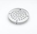 3-1/2" Flat Strainer, Stainless Steel
